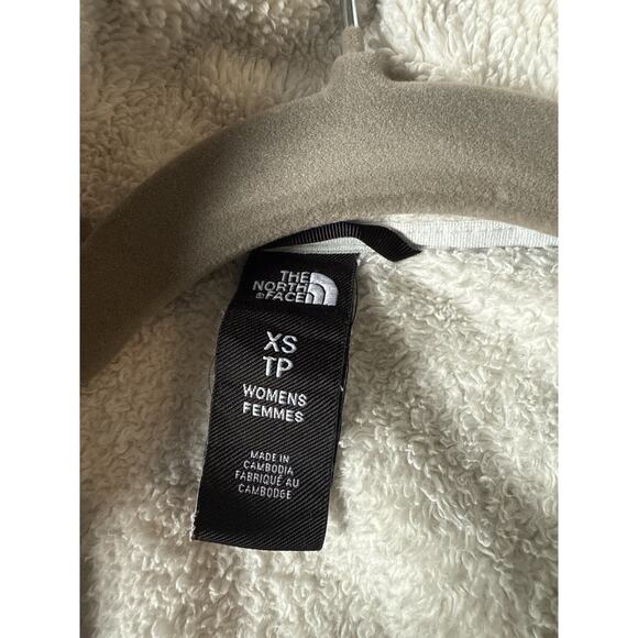 The North Face Osito Fleece Jacket Women’s XS White Cream Full Zip Soft Fuzzy - Picture 6 of 7